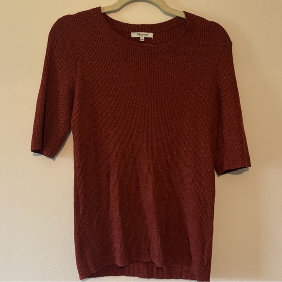 Madewell Sweaters - Madewell Rust Ribbed Sweater